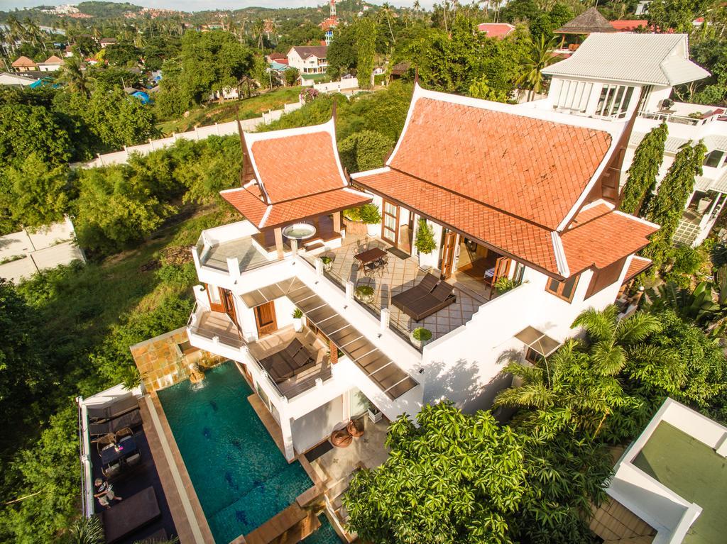 Thai Heritage Villa Melitta Bangrak Bohput, Beach, Pool, Seaviews, 6-Suite, Full Villa, Luxury, Aaa Location Koh Samui Luaran gambar